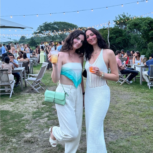 Cream colored & other stories pants. Super wearable, comfortable material. - Picture 6 of 8